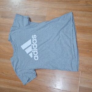 Md/Lg Grey Adidas Tee Shirt